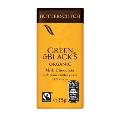 Green & Black's Organic Butterscotch Milk Chocolate 35g